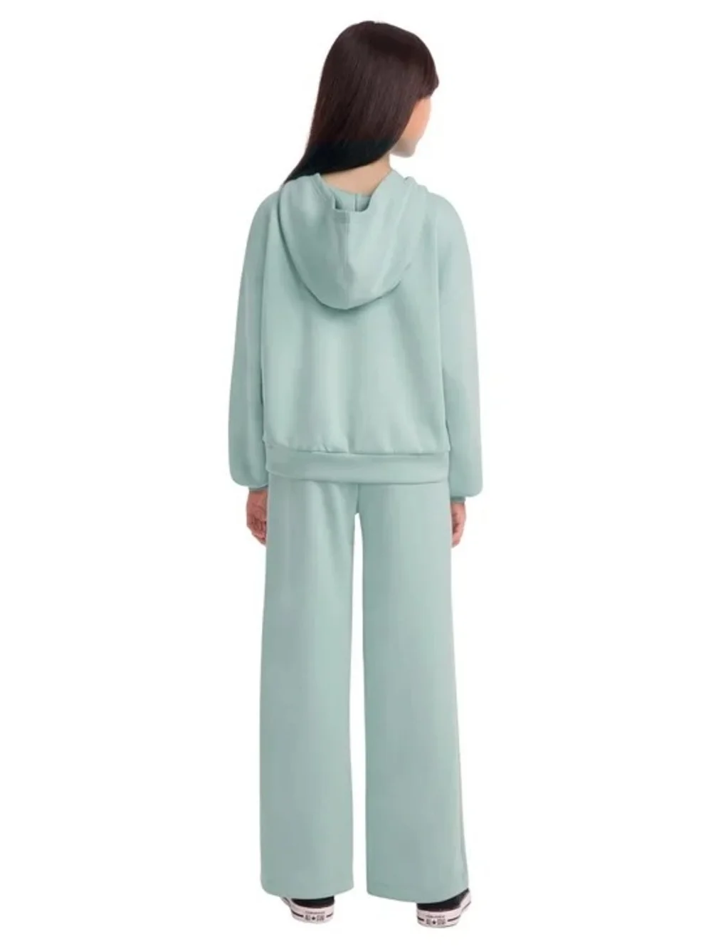New! Converse Youth 2-piece Set Girls Green Mint Color Hoodie Pant Size M Medium